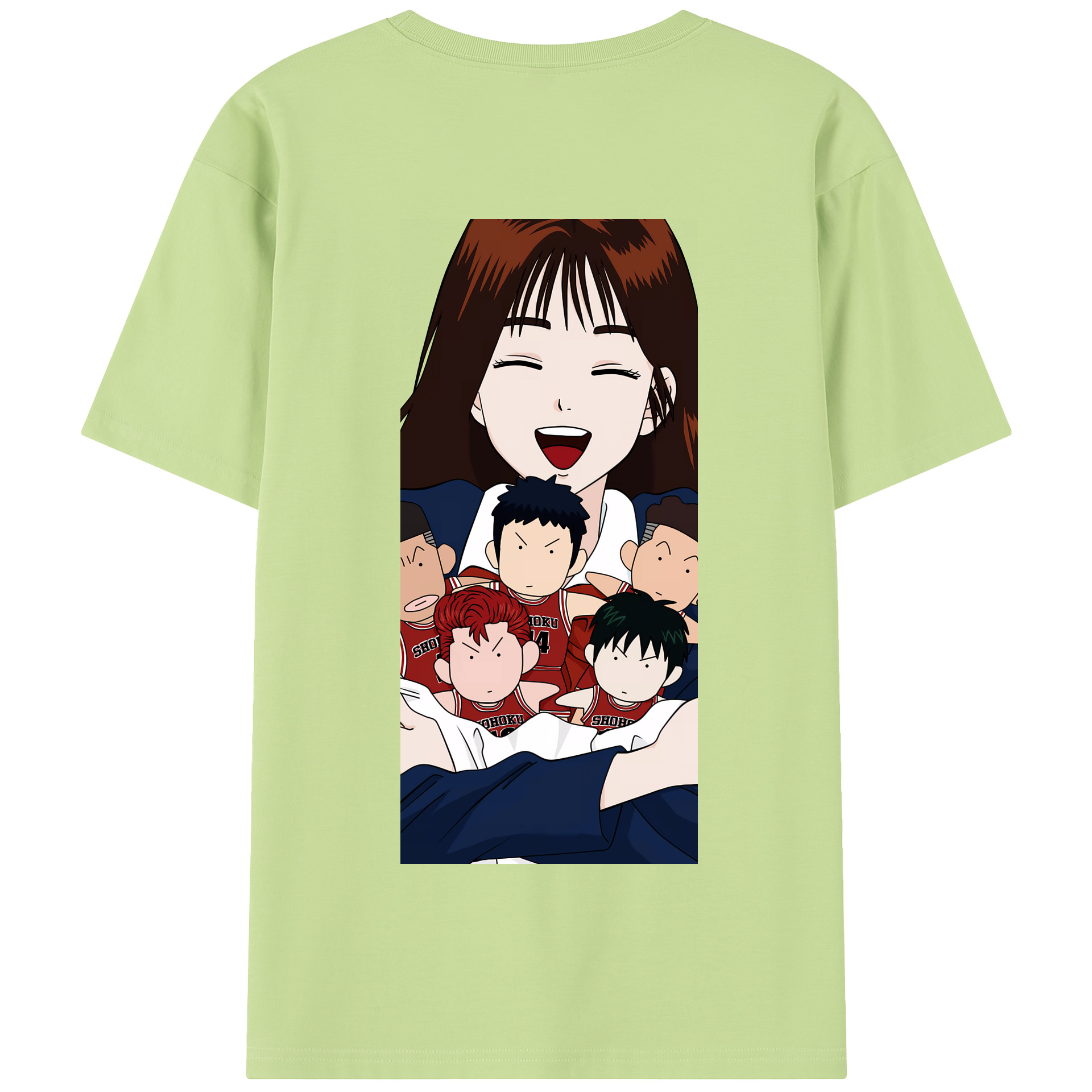 SLAM DUNK／スラムダンク 綿100％半袖Tシャツ（背面プリント）